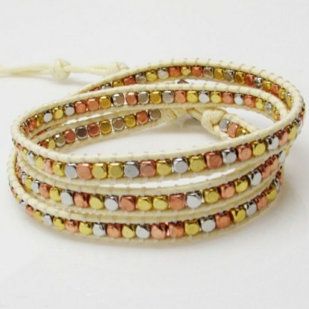NEW Handmade 3 Wrap Bracelet Katie Soleil